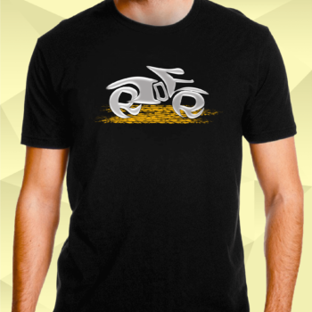Bike Rider Tshirt With Cool Design ll Cotton B/W