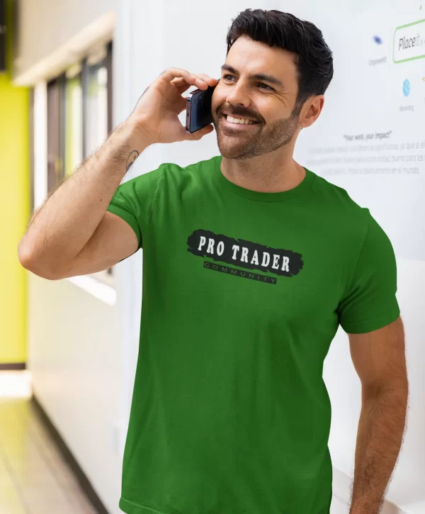 Pro Trader Tshirt Cotton Biowash ll Stock Market - Image 2