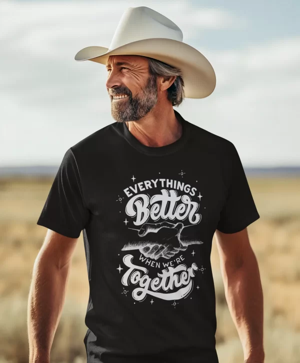 Better Together Premium Biowash Tshirt - Image 2