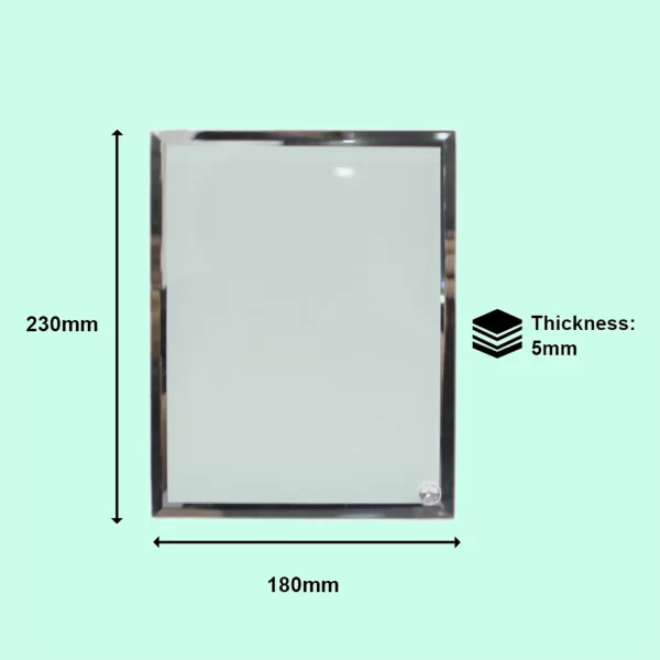 Beautiful Sublimation Glass Frame with 8 x 6 Inch in size - Image 2