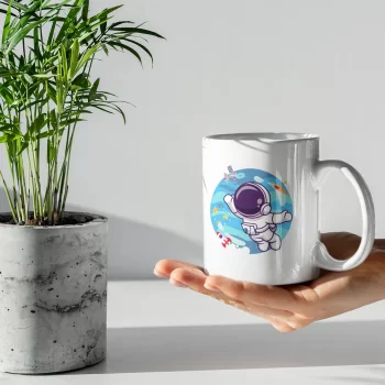 Astronaut Moon special White Coffee Cup