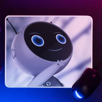 Ai Generated Future Robot Mouse Pad
