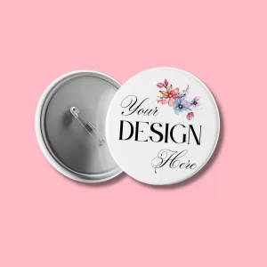 Customife Sublimation MDF Badge – Eco-Friendly Wooden Badge | Personalized Event Badge with Custom Print