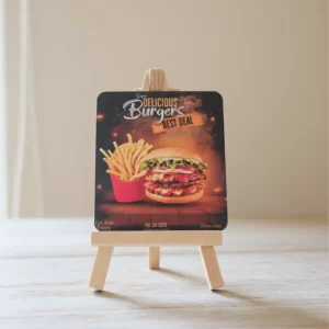 Customife MDF Mini Square Sub Frame – Compact Photo Frame | Personalized Desk Décor with Custom Print