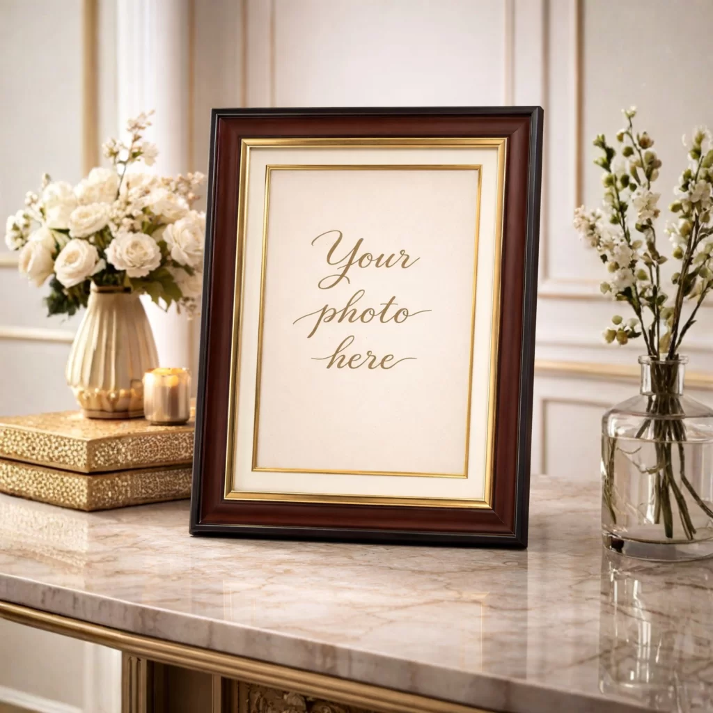 classic photo frame mount